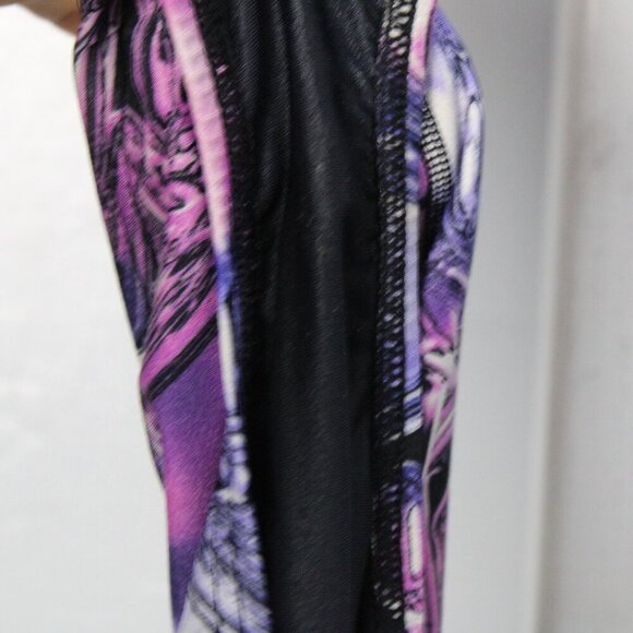 Speedo Women's Purple Pink Stars Athletic One-Piece Swimsuit Size 10 / 36 - Picture 4 of 6